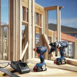 Hot Factory Reconditioned 18V Brute Tough Connected-Ready EC Brushless Li-Ion 1/2 in. Cordless Hammer Drill Driver / 1/4 / 1/2 in. 2-In-1 Impact Driver Combo Kit (4 Ah) Combo Kits