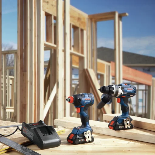 Hot Factory Reconditioned 18V Brute Tough Connected-Ready EC Brushless Li-Ion 1/2 in. Cordless Hammer Drill Driver / 1/4 / 1/2 in. 2-In-1 Impact Driver Combo Kit (4 Ah) Combo Kits