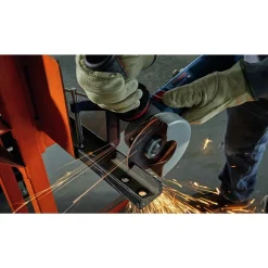 Outlet Factory Reconditioned 120V 10 Amp 4-1/2 in. Corded Ergonomic Angle Grinder with No Lock-On Paddle Switch Angle Grinders