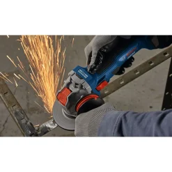 Best Factory Reconditioned 18V Lithium-Ion Brushless 4-1/2 in. Cordless X-LOCK Angle Grinder Kit (4 Ah) Angle Grinders