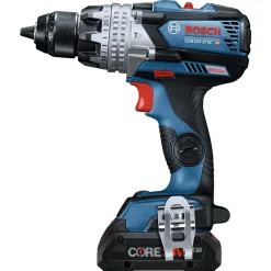 Factory Reconditioned 18V Brushless Lithium-Ion 1/2 in. Cordless Connected-Ready Hammer Drill Driver Kit with 2 Batteries (4 Ah) Hammer Drills
