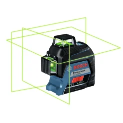 Outlet Factory Reconditioned 360 Degrees Green-Beam Three-Plane Leveling and Alignment-Line Laser Measuring Tools