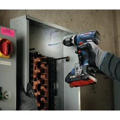 New Factory Reconditioned 18V Lithium-Ion Brushless Freak 1/4 in. and 1/2 in. 2-in-1 Bit/Socket Impact Driver / 1/2 in. Hammer Drill Driver Combo Kit (4 Ah) Combo Kits