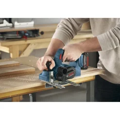 Factory Reconditioned 18V Lithium-Ion 3-1/4 in. Cordless Planer Kit (3 Ah) Woodworking Tools