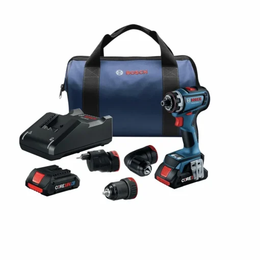 Clearance Factory Reconditioned 18V Brushless Lithium-Ion Cordless 5-In-1 Flexiclick System Drill Driver with 2 Batteries (4 Ah) Drill Drivers