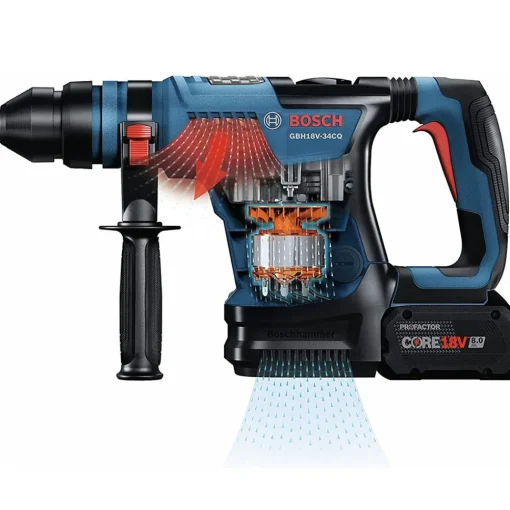Online Factory Reconditioned 18V Brushless Lithium-Ion 1-1/4 in. Cordless PROFACTOR SDS-Plus Bulldog Rotary Hammer Kit with 2 Batteries (8 Ah) Concrete Tools|Demo And Breaker Hammers