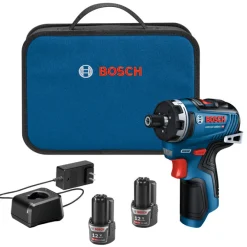 Best Factory Reconditioned 12V Max Brushless Lithium-Ion 1/4 in. Cordless Hex Two-Speed Screwdriver Kit with 2 Batteries (2.0 Ah) Electric Screwdrivers