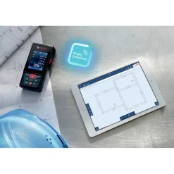 New Factory Reconditioned BLAZE Outdoor 400 ft. Connected Lithium-Ion Laser Measure with Camera Measuring Tools