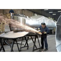 New Factory Reconditioned 15 Amp 9 in. High Performance Corded Large Angle Grinder with No Lock-On Switch Angle Grinders