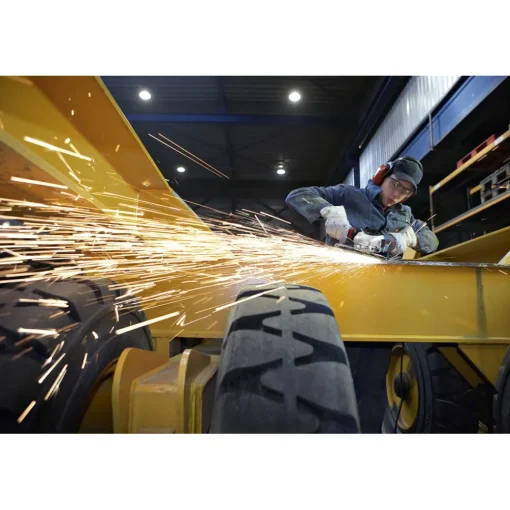 New Factory Reconditioned 15 Amp 9 in. High Performance Corded Large Angle Grinder with No Lock-On Switch Angle Grinders