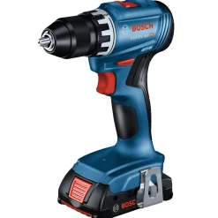 Discount Factory Reconditioned 18V Lithium-Ion Brushless 1/2 in. Cordless Compact Drill Driver Kit with 2 Batteries (2 Ah) Drill Drivers