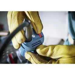 Clearance Factory Reconditioned 120V 13 Amp 5 in. Corded Angle Grinder with Brake and No Lock-On Paddle Switch Angle Grinders