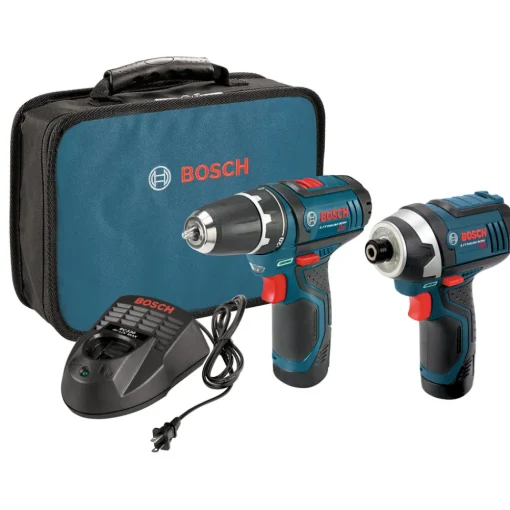 Discount Factory Reconditioned 12V Max Lithium-Ion 3/8 in. Cordless Drill/Driver and Impact Driver Combo Kit (2 Ah) Combo Kits