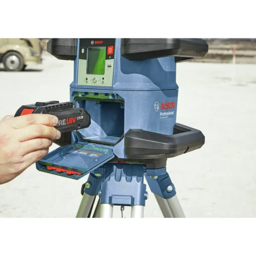 Online Factory Reconditioned 18V REVOLVE4000 Lithium-Ion Connected Self-Leveling Cordless Horizontal/Vertical Rotary Laser Kit (4 Ah) Measuring Tools