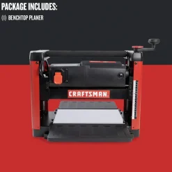 Factory Reconditioned 15 Amp Corded Benchtop Thickness Planer Woodworking Tools