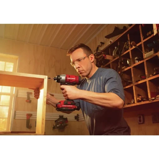 Outlet Factory Reconditioned V20 Brushed Lithium-Ion 1/4 in. Cordless Impact Driver Kit (1.5 Ah) Impact Drivers|Impact Drivers