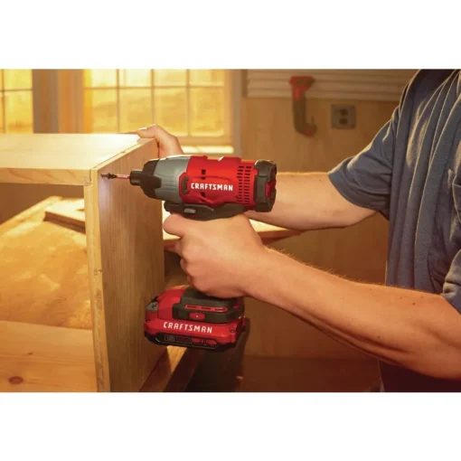Outlet Factory Reconditioned V20 Brushed Lithium-Ion 1/4 in. Cordless Impact Driver Kit (1.5 Ah) Impact Drivers|Impact Drivers