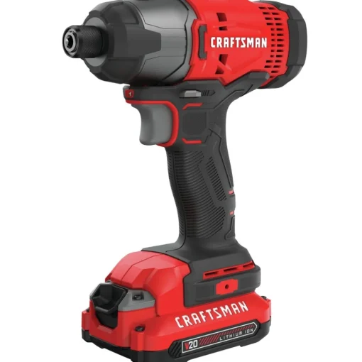 Outlet Factory Reconditioned V20 Brushed Lithium-Ion 1/4 in. Cordless Impact Driver Kit (1.5 Ah) Impact Drivers|Impact Drivers