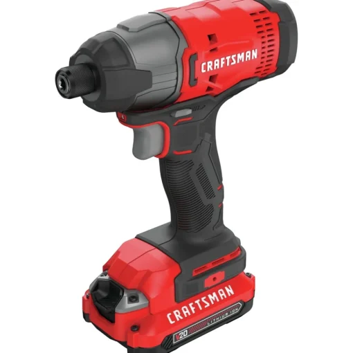 Outlet Factory Reconditioned V20 Brushed Lithium-Ion 1/4 in. Cordless Impact Driver Kit (1.5 Ah) Impact Drivers|Impact Drivers
