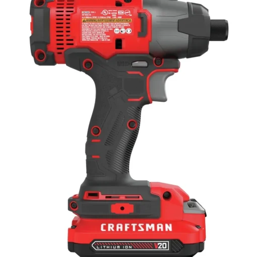 Outlet Factory Reconditioned V20 Brushed Lithium-Ion 1/4 in. Cordless Impact Driver Kit (1.5 Ah) Impact Drivers|Impact Drivers