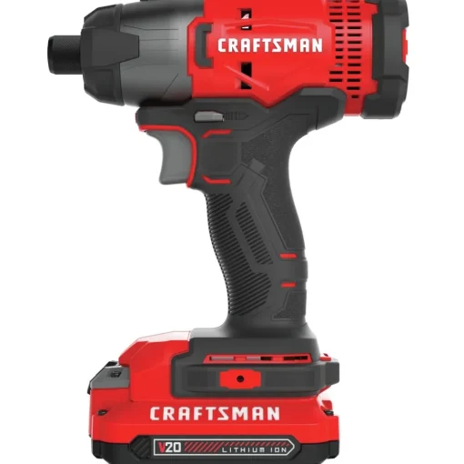 Outlet Factory Reconditioned V20 Brushed Lithium-Ion 1/4 in. Cordless Impact Driver Kit (1.5 Ah) Impact Drivers|Impact Drivers