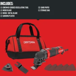 Best Factory Reconditioned 3 Amp Corded Electric Oscillating Tool Kit Multi Tools