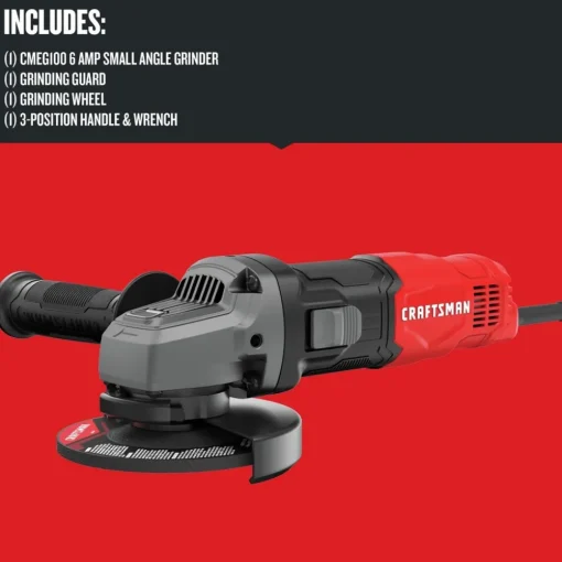 New Factory Reconditioned 6 Amp 4-1/2 in. Corded Small Angle Grinder Angle Grinders