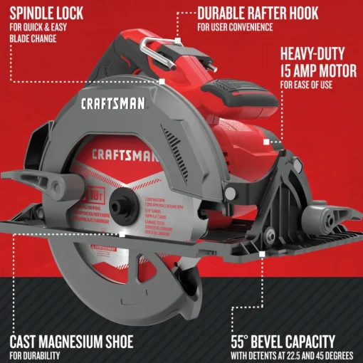 Factory Reconditioned 15 Amp 7-1/4 in. Corded Circular Saw Circular Saws|Scroll Saws