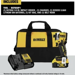 Hot Factory Reconditioned 20V MAX ATOMIC Brushless 3-Speed Lithium-Ion 1/4 in. Cordless Impact Driver Kit (5 Ah) Impact Drivers|Impact Drivers