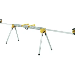 Discount Factory Reconditioned 9 in. x 150 in. x 32 in. Heavy-Duty Miter Saw Stand - Silver Power Tool Accessories