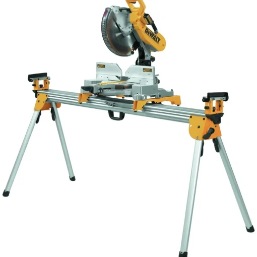 Discount Factory Reconditioned 9 in. x 150 in. x 32 in. Heavy-Duty Miter Saw Stand - Silver Power Tool Accessories