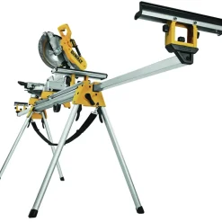 Discount Factory Reconditioned 9 in. x 150 in. x 32 in. Heavy-Duty Miter Saw Stand - Silver Power Tool Accessories