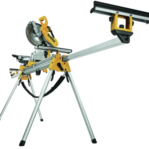 Discount Factory Reconditioned 9 in. x 150 in. x 32 in. Heavy-Duty Miter Saw Stand - Silver Power Tool Accessories