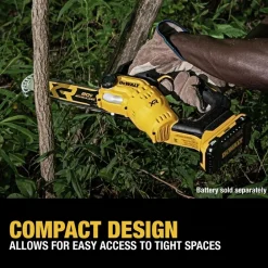 Factory Reconditioned 20V MAX Lithium-Ion Brushless 8 in. Cordless Pruning Chainsaw (Tool Only) Chainsaws