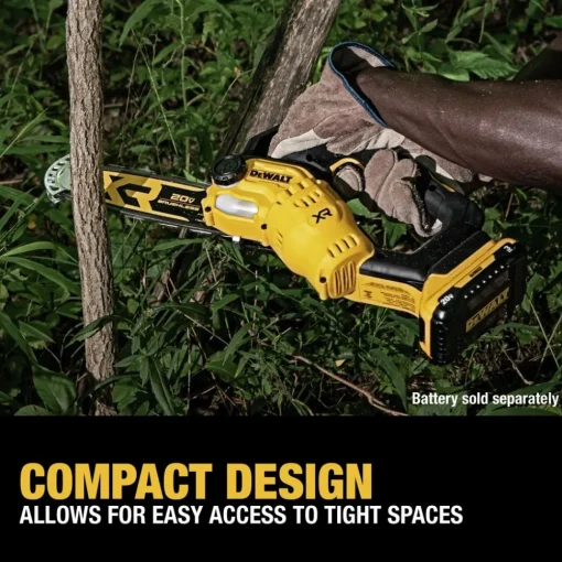 Factory Reconditioned 20V MAX Lithium-Ion Brushless 8 in. Cordless Pruning Chainsaw (Tool Only) Chainsaws