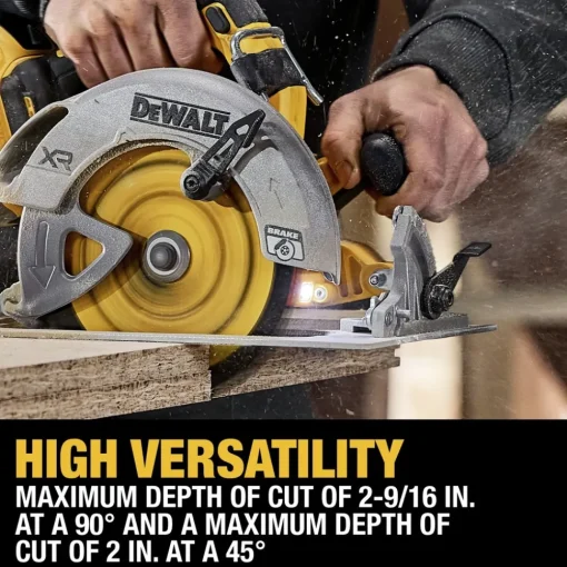 Factory Reconditioned 20V MAX XR Lithium-Ion Brushless 7-1/4 in. Cordless Circular Saw Kit with POWERPACK (8 Ah) Circular Saws|Scroll Saws