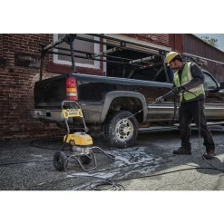 Hot Factory Reconditioned 13 Amp 2400 PSI 1.1 GPM Cold-Water Corded Pressure Washer Pressure Washers