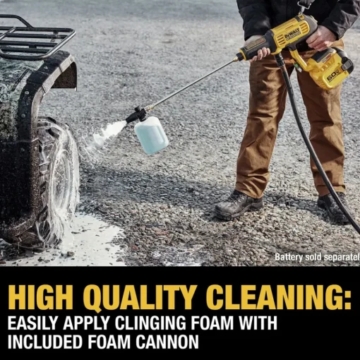 Clearance Factory Reconditioned 60V MAX Lithium-Ion 2-Speed Cordless Power Cleaner (Tool Only) Pressure Washers