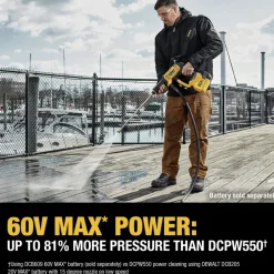 Clearance Factory Reconditioned 60V MAX Lithium-Ion 2-Speed Cordless Power Cleaner (Tool Only) Pressure Washers