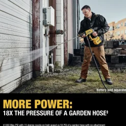 Clearance Factory Reconditioned 60V MAX Lithium-Ion 2-Speed Cordless Power Cleaner (Tool Only) Pressure Washers
