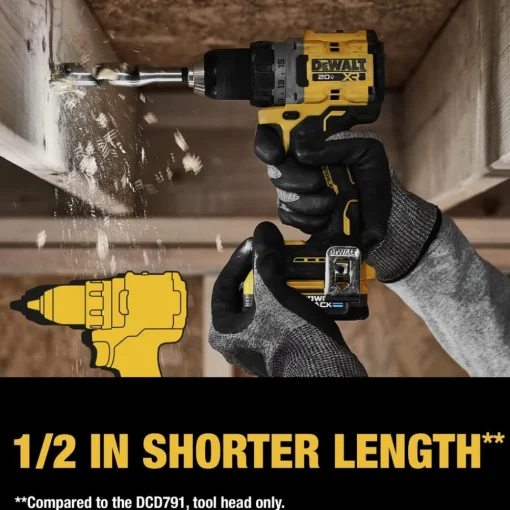 Discount Factory Reconditioned 20V MAX XR Brushless Lithium-Ion 1/2 in. Cordless Drill Driver Kit with 2 Batteries (1.7 Ah/2 Ah) Drill Drivers