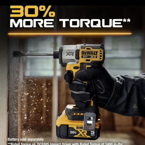 Factory Reconditioned 20V MAX XR Lithium-Ion Brushless 3-Speed 1/4 in. Cordless Impact Driver (Tool Only) Impact Drivers|Impact Drivers