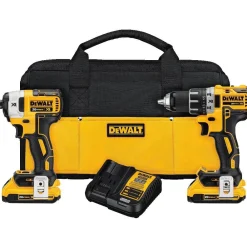 Sale Factory Reconditioned 20V MAX XR Brushless Lithium-Ion 1/2 in. Cordless Drill Drill Driver/ 1/4 in. Impact Driver Combo Kit (2 Ah) Combo Kits