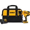 Clearance Factory Reconditioned 20V MAX Brushless Lithium-Ion 16-Gauge 2-1/2 in. Cordless Angled Finish Nailer Kit (2 Ah) Nailers & Staplers