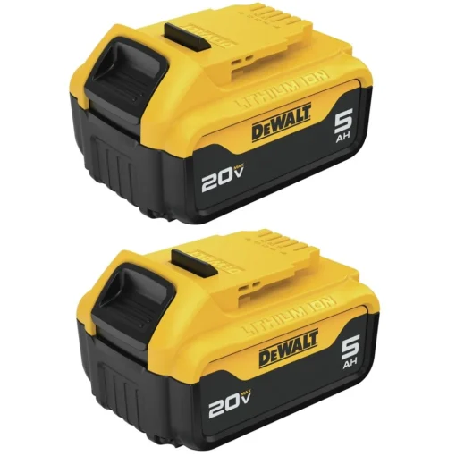 Outlet Factory Reconditioned 20V MAX 5 Ah Lithium-Ion Batteries and 12V MAX - 20V MAX Charger Starter Kit Power Tool Accessories
