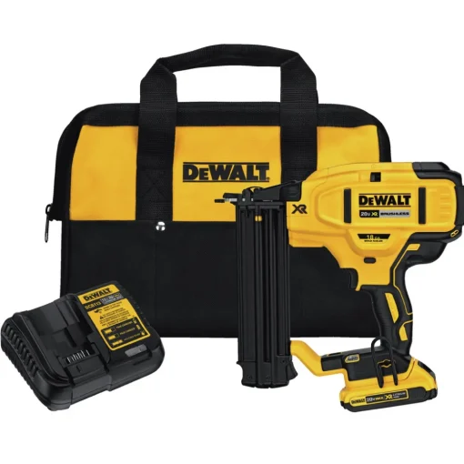 Outlet Factory Reconditioned 20V MAX XR 18 Gauge Cordless Brad Nailer Kit (2 Ah) Nailers & Staplers