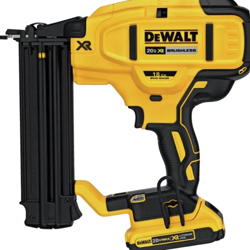 Outlet Factory Reconditioned 20V MAX XR 18 Gauge Cordless Brad Nailer Kit (2 Ah) Nailers & Staplers