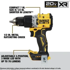 Best Factory Reconditioned 20V MAX XR Brushless Lithium-Ion 4-Tool Combo Kit (1.7 Ah/5 Ah) Combo Kits