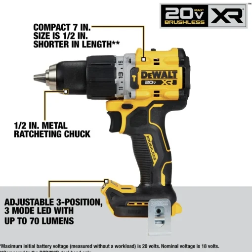 Best Factory Reconditioned 20V MAX XR Brushless Lithium-Ion 4-Tool Combo Kit (1.7 Ah/5 Ah) Combo Kits