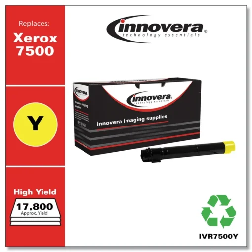 Best Factory Reconditioned 17800 Page-Yield Remanufactured High-Yield Toner Replacement for 106R01438 - Yellow Office Electronics & Batteries